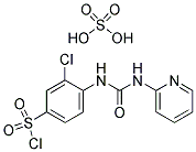 3-CHLORO-4-(3-PYRIDIN-2-YL-UREIDO)-BENZENESULFONYL CHLORIDE HYDROGEN SULFATE CAS#: 820245-41-8