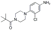 3-CHLORO-4-[4-(2,2-DIMETHYLPROPANOYL)PIPERAZIN-1-YL]ANILINE CAS#: 878441-21-5