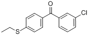3-CHLORO-4'-(ETHYLTHIO)BENZOPHENONE CAS#: 844884-99-7