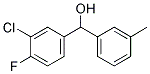 3-CHLORO-4-FLUORO-3'-METHYLBENZHYDROL CAS#: 842140-69-6