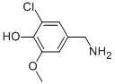 3-CHLORO-4-HYDROXY-5-METHOXYBENZYLAMINE CAS#: 887582-40-3