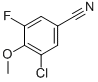 3-CHLORO-5-FLUORO-4-METHOXYBENZONITRILE CAS#: 886497-30-9