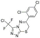 3-(CHLORO-DIFLUORO-METHYL)-6-(2,4-DICHLORO-PHENYL)-7H-[1,2,4]TRIAZOLO[3,4-B][1,3,4]THIADIAZINE CAS#: 832739-69-2