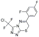 3-(CHLORO-DIFLUORO-METHYL)-6-(2,4-DIFLUORO-PHENYL)-7H-[1,2,4]TRIAZOLO[3,4-B][1,3,4]THIADIAZINE CAS#: 832739-42-1