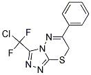 3-(CHLORO-DIFLUORO-METHYL)-6-PHENYL-7 H-[1,2,4]TRIAZOLO[3,4-B ][1,3,4]THIADIAZINE CAS#: 832739-98-7