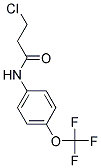 3-CHLORO-N-(4-TRIFLUOROMETHOXY-PHENYL)-PROPIONAMIDE CAS#: 886498-78-8