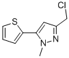 3-(CHLOROMETHYL)-1-METHYL-5-THIEN-2-YL-1H-PYRAZOLE CAS#: 876316-61-9