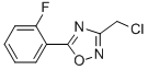 3-(CHLOROMETHYL)-5-(2-FLUOROPHENYL)-1,2,4-OXADIAZOLE CAS#: 844499-00-9