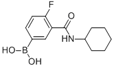 3-(CYCLOHEXYLCARBAMOYL)-4-FLUOROBENZENEBORONIC ACID CAS#: 874219-24-6