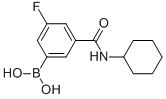 3-(CYCLOHEXYLCARBAMOYL)-5-FLUOROBENZENEBORONIC ACID CAS#: 874219-42-8