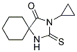 3-CYCLOPROPYL-2-THIOXO-1,3-DIAZA-SPIRO[4.5]DECAN-4-ONE CAS#: 832741-02-3