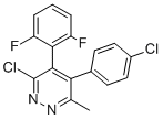 3-Chloro-5-(4-chloro-phenyl)-4-(2,6-difluoro-phenyl)-6-methyl-pyridazine CAS#: 871513-21-2
