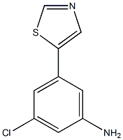 3-Chloro-5-(thiazol-5-yl)aniline CAS#: 876343-46-3