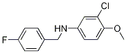 3-Chloro-N-(4-fluorobenzyl)-4-Methoxyaniline, 97% CAS#: 861226-54-2