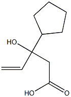 3-Cyclopentyl-3-hydroxypent-4-enoic acid CAS#: 877133-45-4