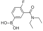 3-(DIETHYLCARBAMOYL)-4-FLUOROBENZENEBORONIC ACID CAS#: 874219-28-0