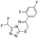 3-DIFLUOROMETHYL-6-(2,4-DIFLUORO-PHENYL)-7H-[1,2,4]TRIAZOLO[3,4-B][1,3,4]THIADIAZINE CAS#: 832739-32-9