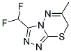 3-DIFLUOROMETHYL-6-METHYL-7H-[1,2,4]TRIAZOLO[3,4-B][1,3,4]THIADIAZINE CAS#: 832737-17-4