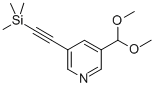 3-DIMETHOXYMETHYL-5-TRIMETHYLSILANYLETHYNYL-PYRIDINE CAS#: 879326-80-4