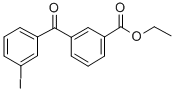 3-ETHOXYCARBONYL-3'-IODOBENZOPHENONE CAS#: 890098-41-6