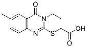(3-ETHYL-6-METHYL-4-OXO-3,4-DIHYDRO-QUINAZOLIN-2-YLSULFANYL)-ACETIC ACID CAS#: 886500-77-2