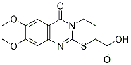 (3-ETHYL-6,7-DIMETHOXY-4-OXO-3,4-DIHYDRO-QUINAZOLIN-2-YLSULFANYL)-ACETIC ACID CAS#: 886500-32-9
