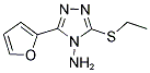 3-ETHYLSULFANYL-5-FURAN-2-YL-[1,2,4]TRIAZOL-4-YLAMINE CAS#: 865593-32-4