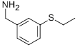 (3-(Ethylthio)phenyl)methanamine CAS#: 885268-81-5