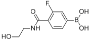 3-FLUORO-4-(2-HYDROXYETHYLCARBAMOYL)PHENYLBORONIC ACID CAS#: 874289-21-1