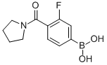 3-FLUORO-4-(PYRROLIDINE-1-CARBONYL)PHENYLBORONIC ACID CAS#: 874289-09-5