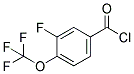 3-FLUORO-4-(TRIFLUOROMETHOXY)BENZOYL CHLORIDE CAS#: 886499-09-8