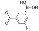 (3-FLUORO-5-METHOXYCARBONYL)BENZENEBORONIC ACID CAS#: 871329-62-3