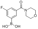 3-FLUORO-5-(MORPHOLIN-4-YLCARBONYL)BENZENEBORONIC ACID CAS#: 874219-40-6