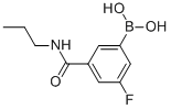 3-FLUORO-5-(N-PROPYLCARBAMOYL)BENZENEBORONIC ACID CAS#: 874219-37-1