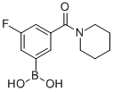 3-FLUORO-5-(PIPERIDIN-1-YLCARBONYL)BENZENEBORONIC ACID CAS#: 874219-43-9
