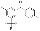 (3-FLUORO-5-TRIFLUOROMETHYLPHENYL)-P-TOLYL-METHANONE CAS#: 872088-12-5