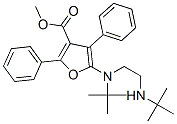 3-Furancarboxylic  acid,  5-[(1,1-dimethylethyl)[2-[(1,1-dimethylethyl)amino]ethyl]amino]-2,4-diphenyl-,  methyl  ester CAS#: 856419-93-7