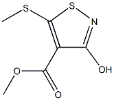 3-HYDROXY-5-METHYLSULFANYL-ISOTHIAZOLE-4-CARBOXYLIC ACID METHYL ESTER CAS#: 878477-22-6