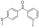 3-IODO-4'-METHYLTHIOBENZOPHENONE CAS#: 890098-59-6