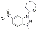 3-Iodo-6-nitro-1-(tetrahydro-2H-pyran-2-yl)-1H-indazole CAS#: 886230-74-6