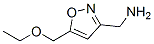 3-Isoxazolemethanamine,  5-(ethoxymethyl)- CAS#: 893749-25-2