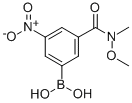 3-[METHOXY(METHYL)CARBAMOYL]-5-NITROPHENYLBORONIC ACID CAS#: 871332-84-2