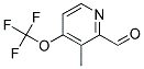 3-METHYL-4-TRIFLUOROMETHOXY-PYRIDINE-2-CARBALDEHYDE CAS#: 886372-33-4