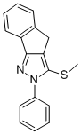 3-METHYLTHIO-2-PHENYL-2,4-DIHYDRO-INDENO[1,2-C]PYRAZOLE CAS#: 871110-06-4