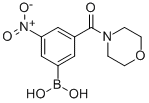 3-(MORPHOLINE-4-CARBONYL)-5-NITROPHENYLBORONIC ACID CAS#: 871332-80-8