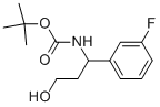 3-N-BOC-AMINO-3-(3-FLUOROPHENYL)-1-PROPANOL CAS#: 862466-15-7