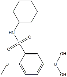 (3-(N-cyclohexylsulfaMoyl)-4-Methoxyphenyl)boronic acid CAS#: 874459-67-3