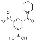 3-NITRO-5-(PIPERIDIN-1-YLCARBONYL)BENZENEBORONIC ACID CAS#: 871332-78-4