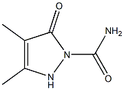 3-Pyrazoline-1-carboxamide, 3,4-dimethyl-5-oxo- (5CI) CAS#: 857220-41-8