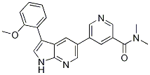 3-PyridinecarboxaMide, 5-[3-(2-Methoxyphenyl)-1H-pyrrolo[2,3-b]pyridin-5-yl]-N,N-diMethyl- CAS#: 875634-01-8